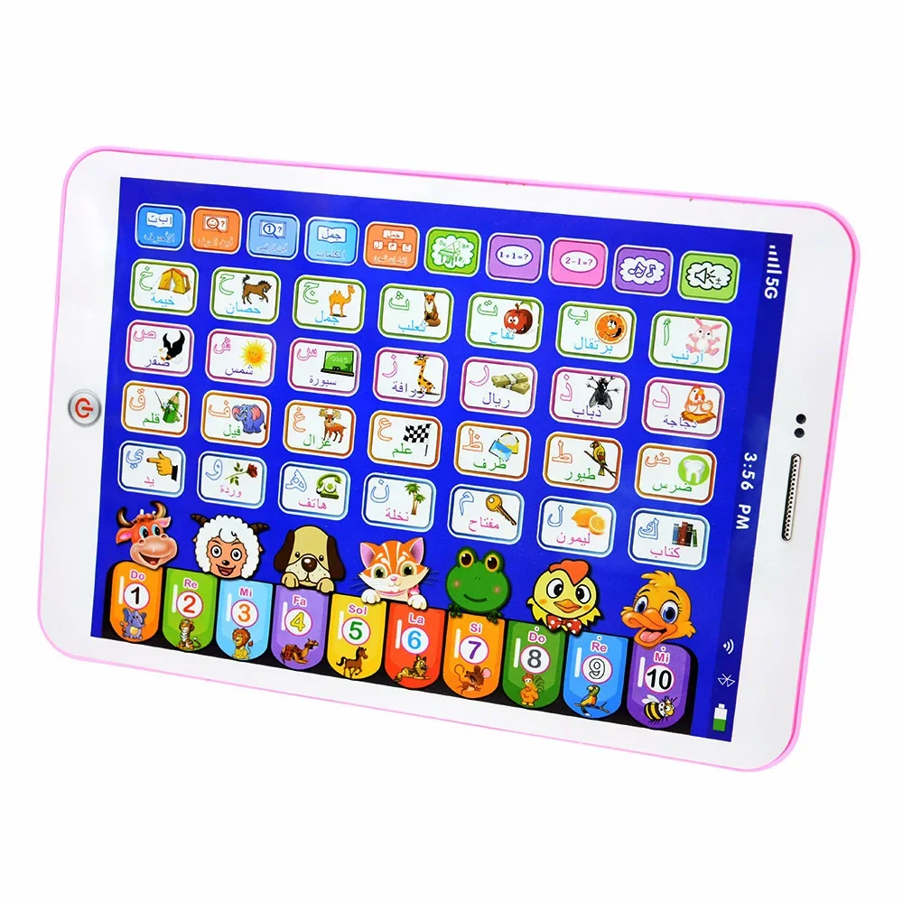 Learning Machine Tablet Interactive Play Pad Kids Language Learning Toy Laptop Pad Learning Educational Toys for Children Gift