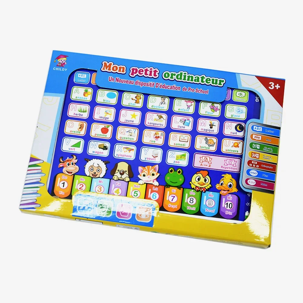 Learning Machine Tablet Interactive Play Pad Kids Language Learning Toy Laptop Pad Learning Educational Toys for Children Gift