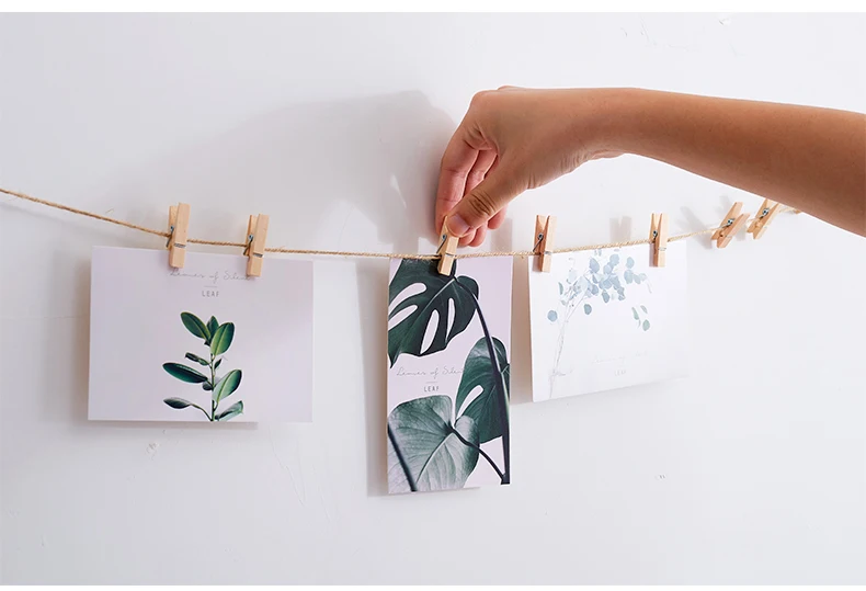 50pcs DIY Mini Wooden Clips Handmade Craft Decorative Photo Clips Clothespin Craft Decoration Pegs Home Office DIY Toy