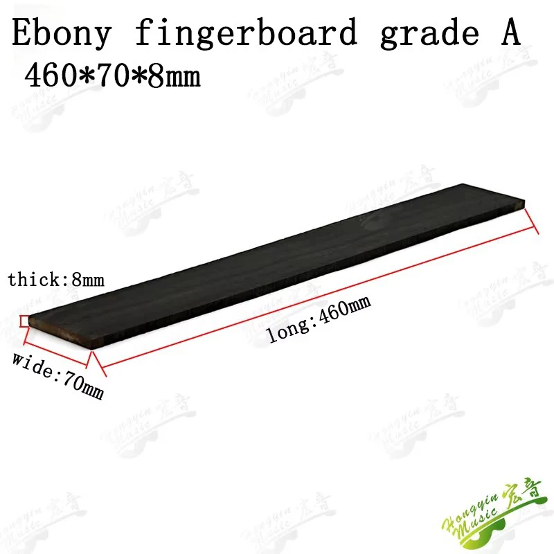 3A A B African Ebony Guitar Ebony Fingerboard Wool Board Ballad Classical Electric Guitar Wood Material Accessories