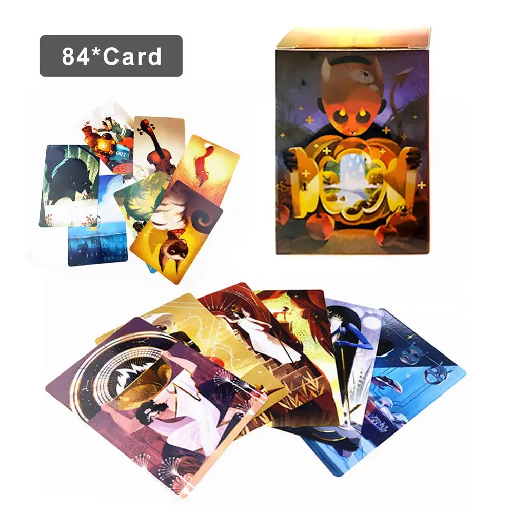 Dropshipping 84 Playing Cards Mini Tell Story Cards Board Game High Quality Education Game For Kids Family Party Table Game