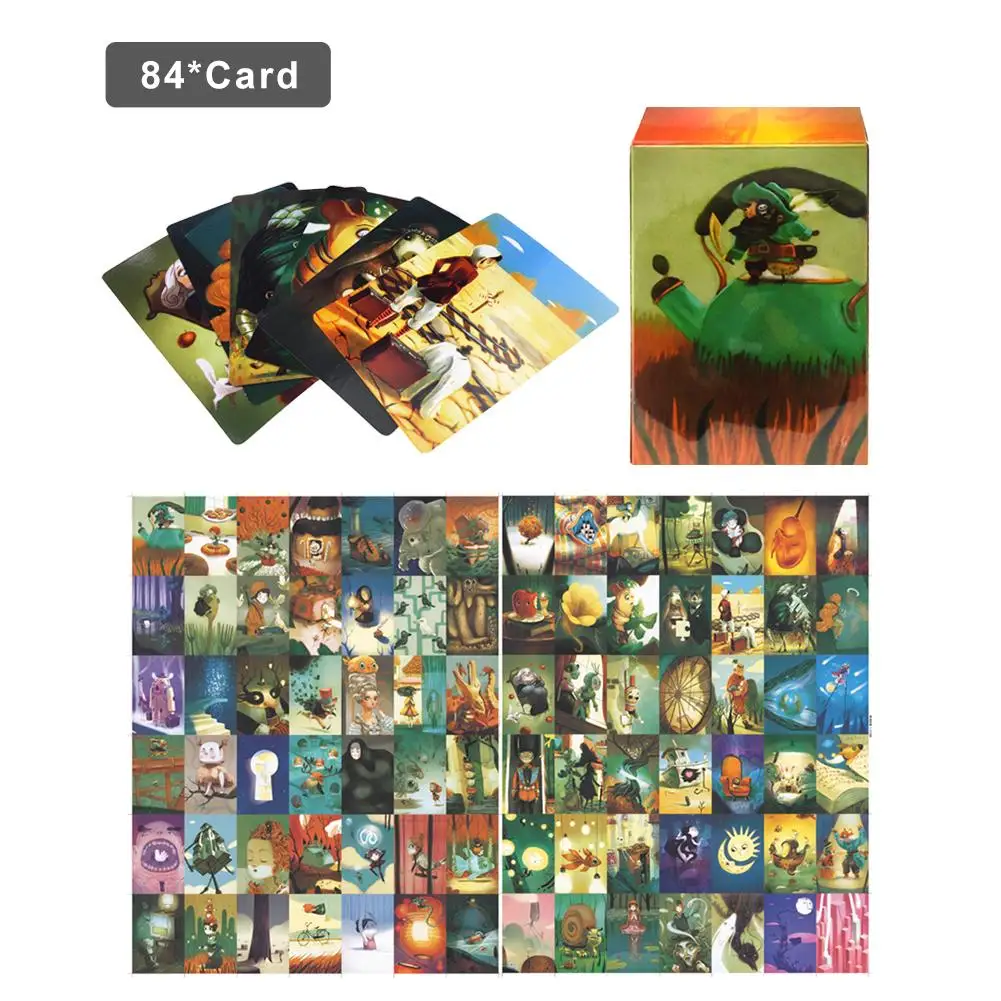 Dropshipping 84 Playing Cards Mini Tell Story Cards Board Game High Quality Education Game For Kids Family Party Table Game