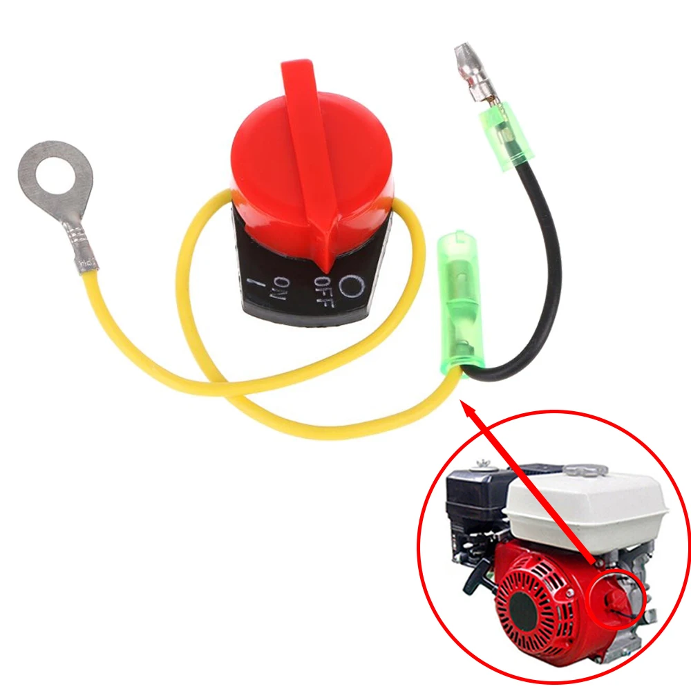 2 / 3 Wire Metal Switch Engine Power Stop on Off Kill Switch Control for Honda GX110 GX120 GX160 GX200 GX240 High Quality