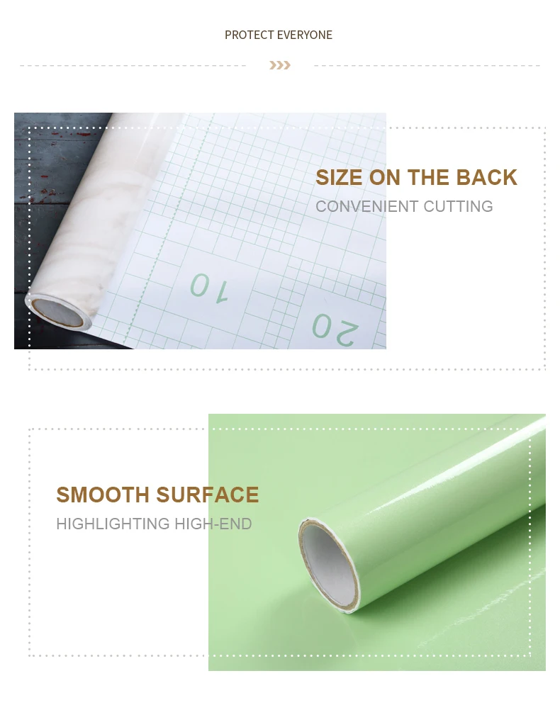European Self Adhensive Wallpaper Paint Flash PVC Wallpapers Kitchen Cupboard Door Furniture DIY Stickers Vinyl Decorative Films