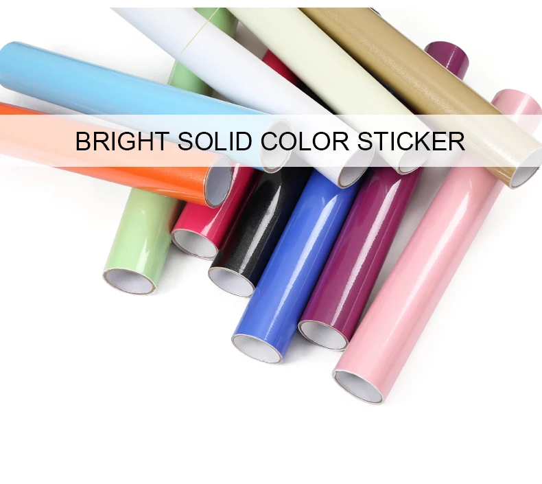 European Self Adhensive Wallpaper Paint Flash PVC Wallpapers Kitchen Cupboard Door Furniture DIY Stickers Vinyl Decorative Films