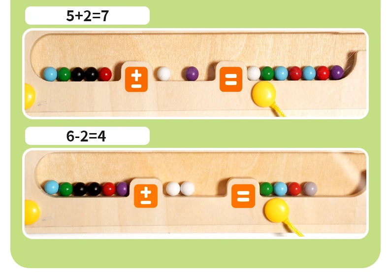 2 in 1 Magnetic Color Sorting Maze & Drawing Board Toddler Montessori Toys Number Matching Learning Counting Preschool Activity