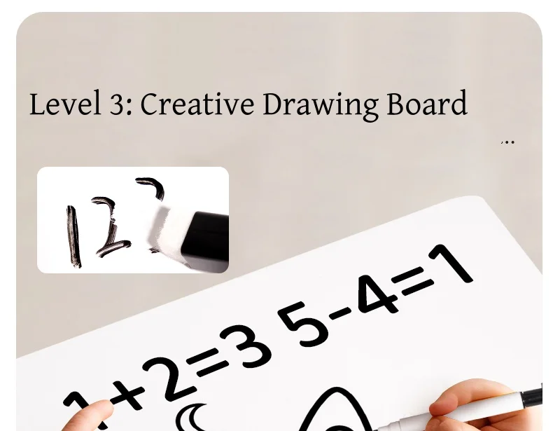 2 in 1 Magnetic Color Sorting Maze & Drawing Board Toddler Montessori Toys Number Matching Learning Counting Preschool Activity