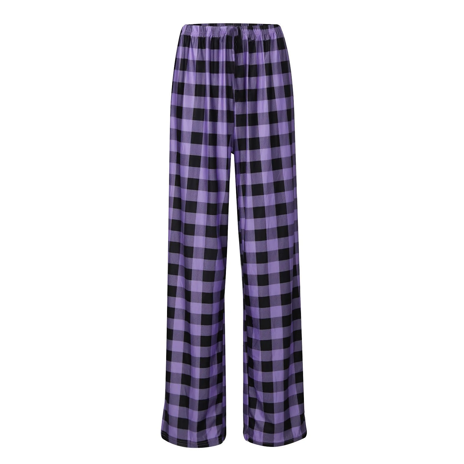 Women Pants Plaid Cotton Loose Ladies Pajama Pants Pyjama Trousers Men Sleep Bottoms Lounge Wear Sleep Lounge Pants Bottoms