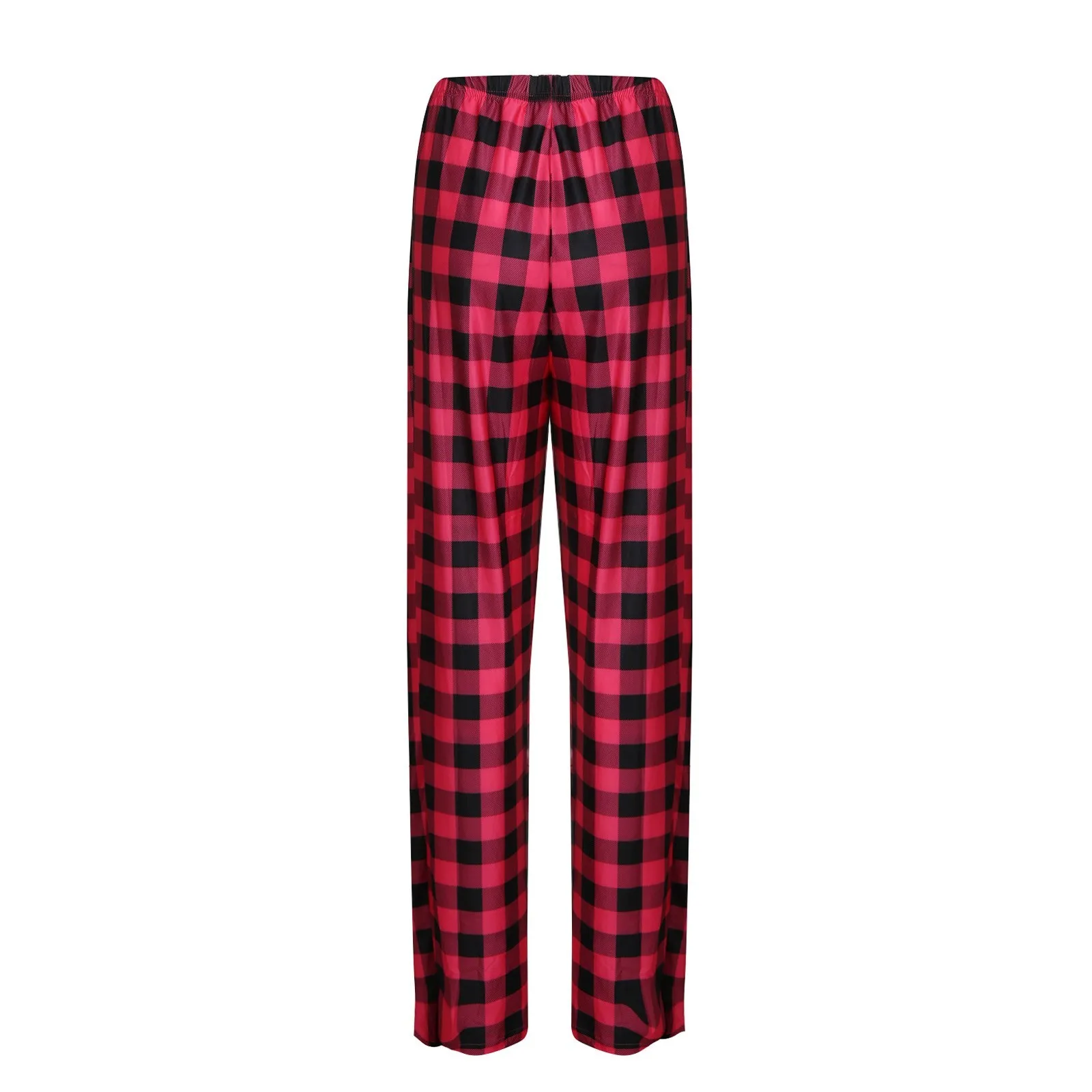 Women Pants Plaid Cotton Loose Ladies Pajama Pants Pyjama Trousers Men Sleep Bottoms Lounge Wear Sleep Lounge Pants Bottoms