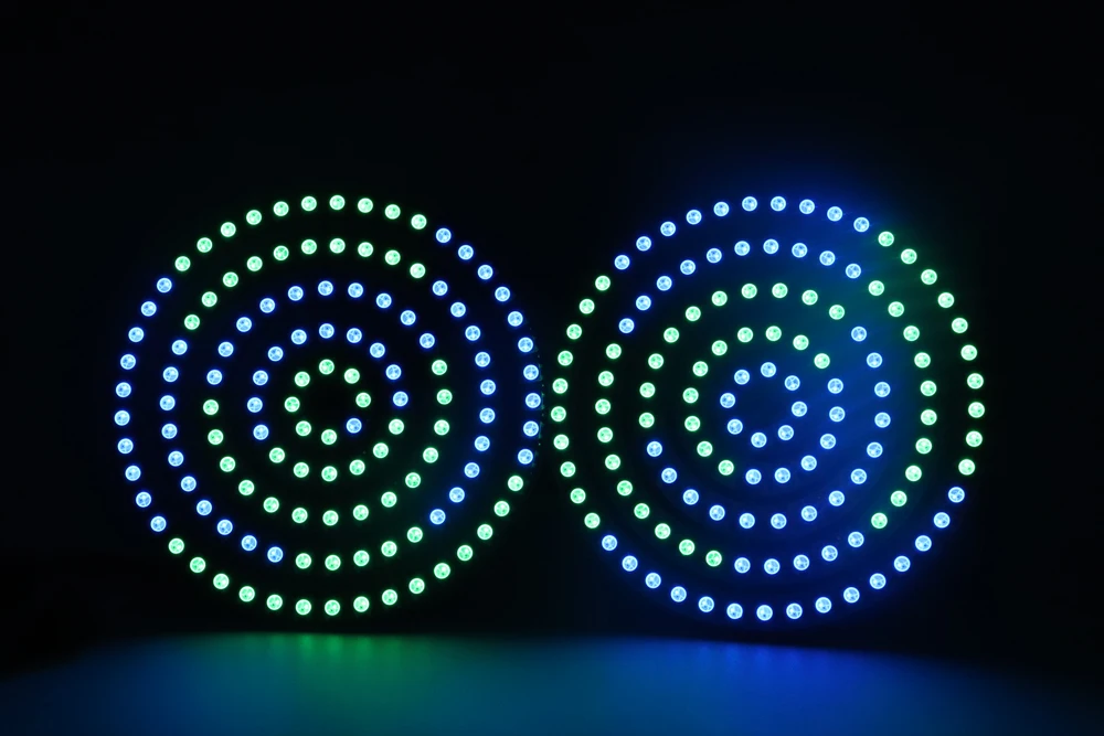 WS2812b Led Ring Addressable 8/16/24/35/45Leds 5050 RGB Led Diode Ring Color IC Built-in LED