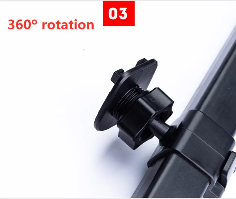 360° Car Phone Seat Holder Car Seat Back Rear Pillow Holder Rotating Stands Two-In-One At The Same Time Design For Tablet