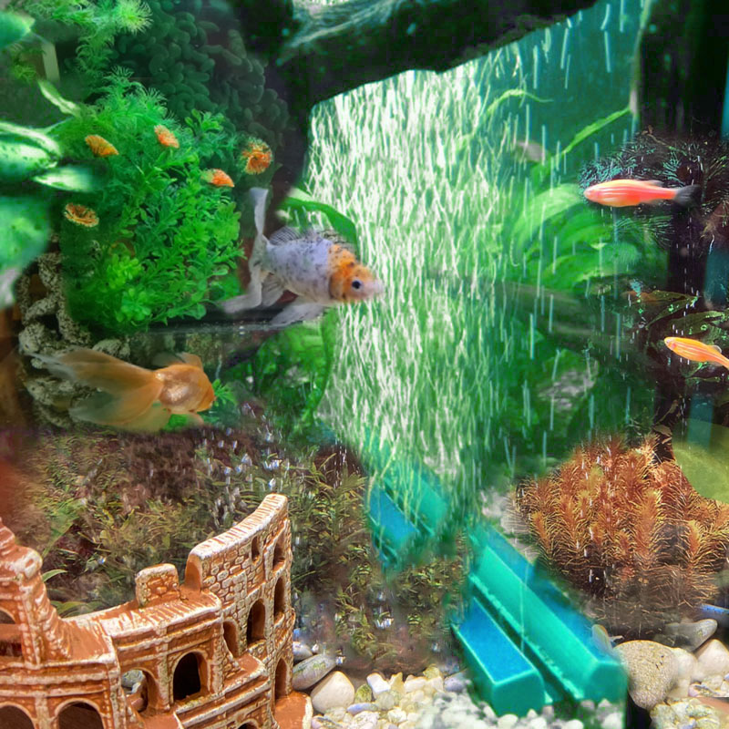 10/15/20/25/30/35/40cm Air Pump Sand Stone Aquarium Oxygen Pump Fresh Air Stone Bubble Bar Aquarium Fish Tank Aerator Pump