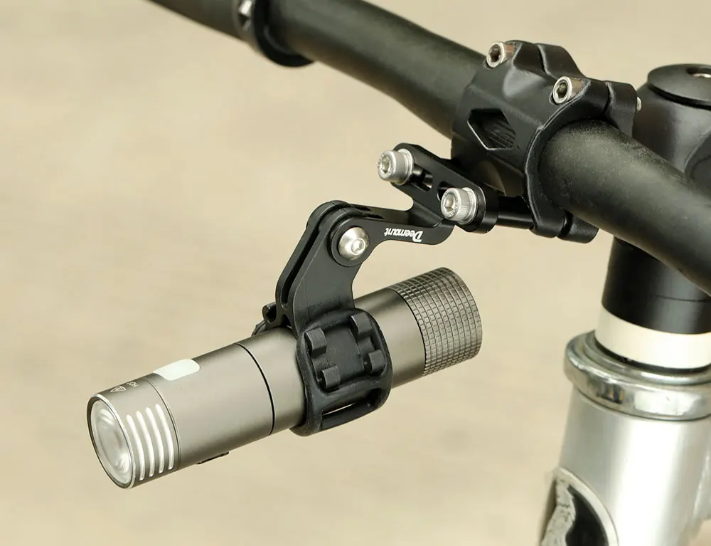 Cycling Headlight Holder Stem Mount Adaptor for Bicycle Front Light Install Camera Stand Bracket Camera Type Connector