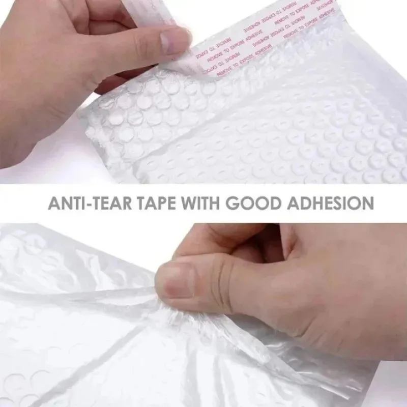 10-100PCS Bubble Mailers Wholesale White Padded Envelope for Packaging Mailing Gift Self Seal Shipping Bags Bubble Envelope