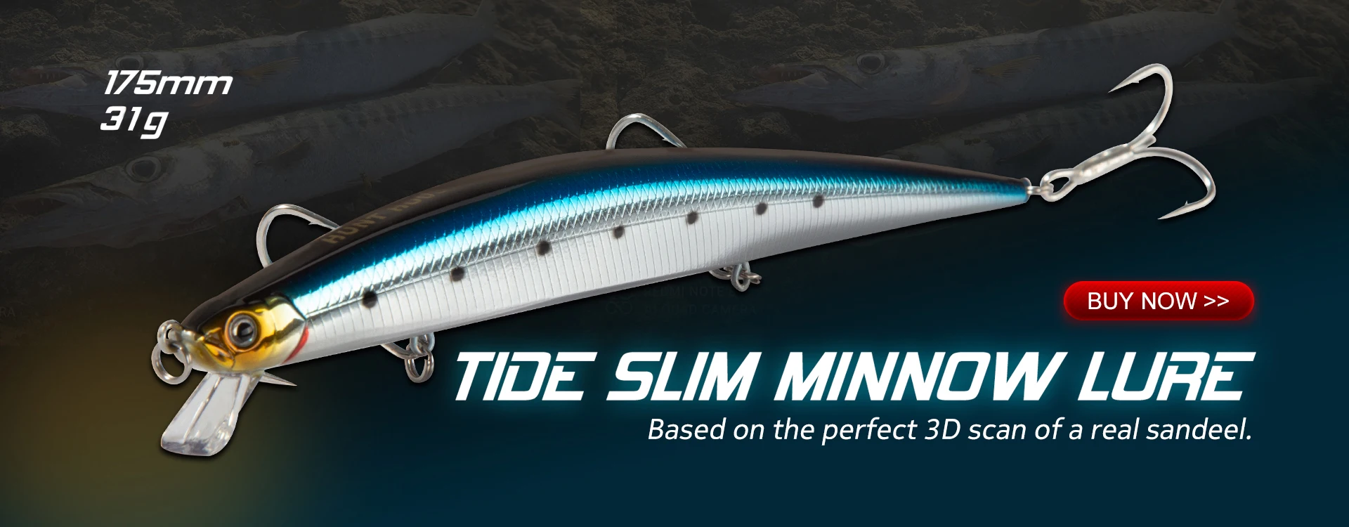 Hunthouse Floating Minnow Fishing Lure 143mm/14g 173mm/23g 208mm/33g Long Casting Seawater Hard Bait For Trout Seabass Tackle