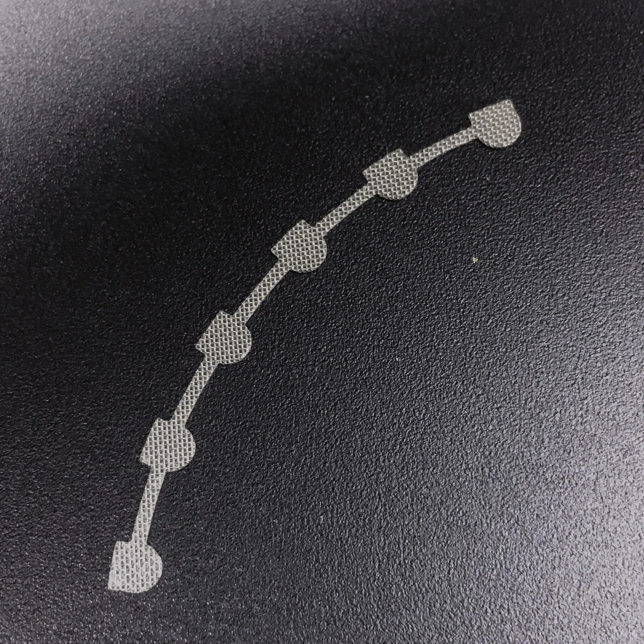 2Pcs Dental Orthodontic Bondable Lingual Retainers Mesh Base Upper/Lower Dental Materials