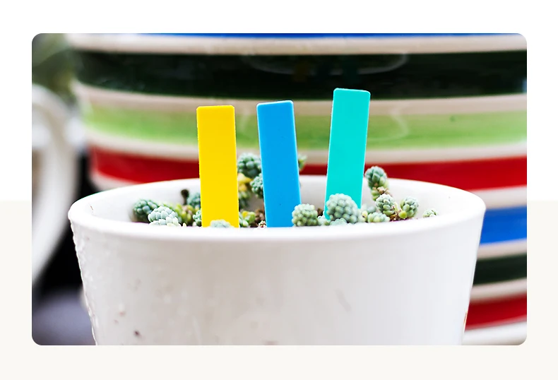 100pcs Garden Plant Labels PVC Plant Tags Nursery Markers Flower Pots Seedling Labels Tray Mark Tools Pot Waterproof Mix Colors