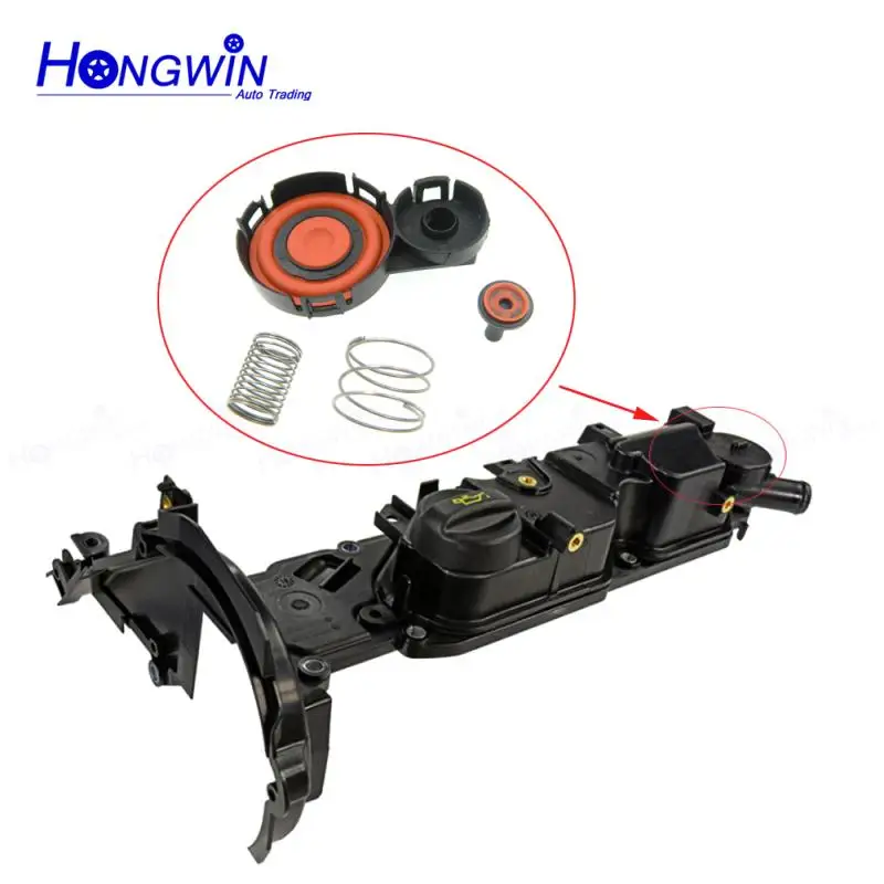 New PCV Valve Cover Repair Kit Valve Cap With Membrane For Peugeot Citroen PSA Volvo Ford 1.6hdi 8v 0248.S0 9688939180 1685815