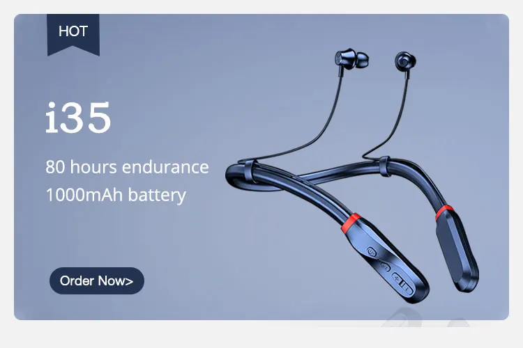 EARDECO 180 Hour Endurance Bluetooth Headphone Bass Wireless Headphones with Mic Stereo Neckband Earphones Sport Headset TF Card