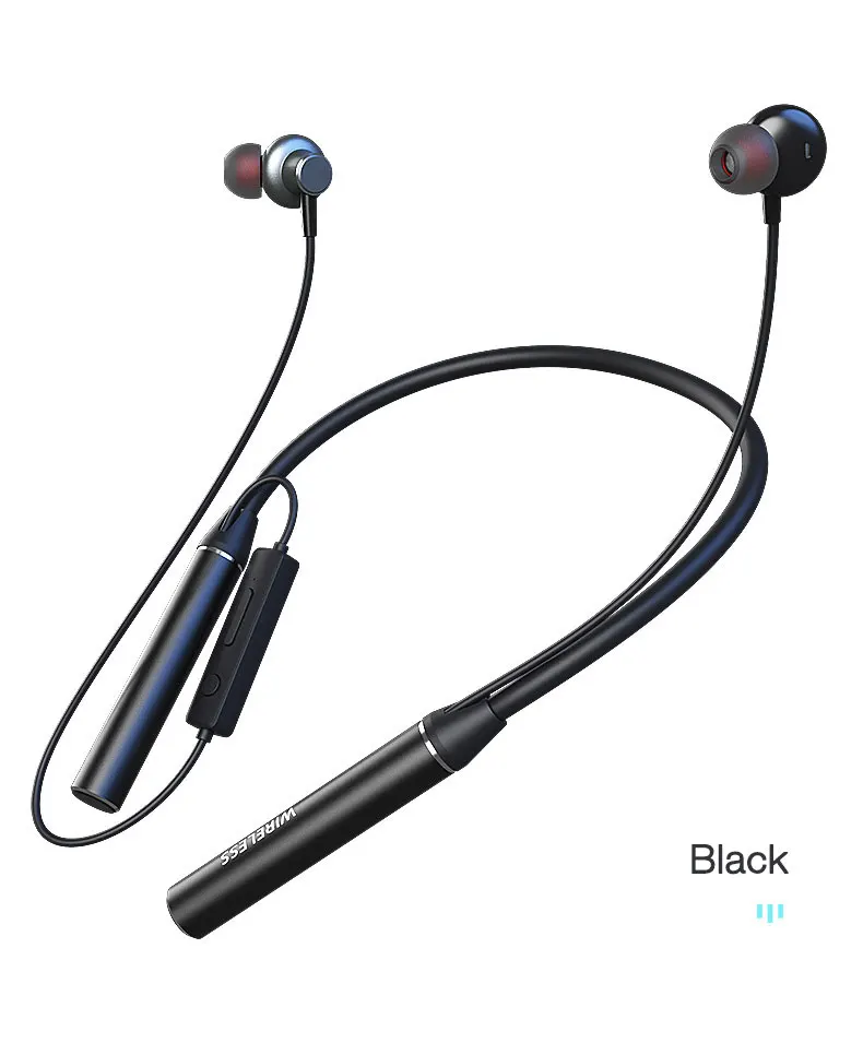 EARDECO 180 Hour Endurance Bluetooth Headphone Bass Wireless Headphones with Mic Stereo Neckband Earphones Sport Headset TF Card