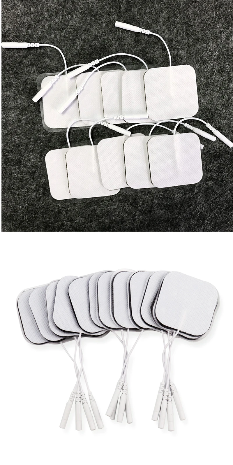 100/50/30/20P TENS EMS Electrode Pads Gel Patch For Electrode Stickers Electrodes Acupuncture Massager Nerve Muscle Stimulator