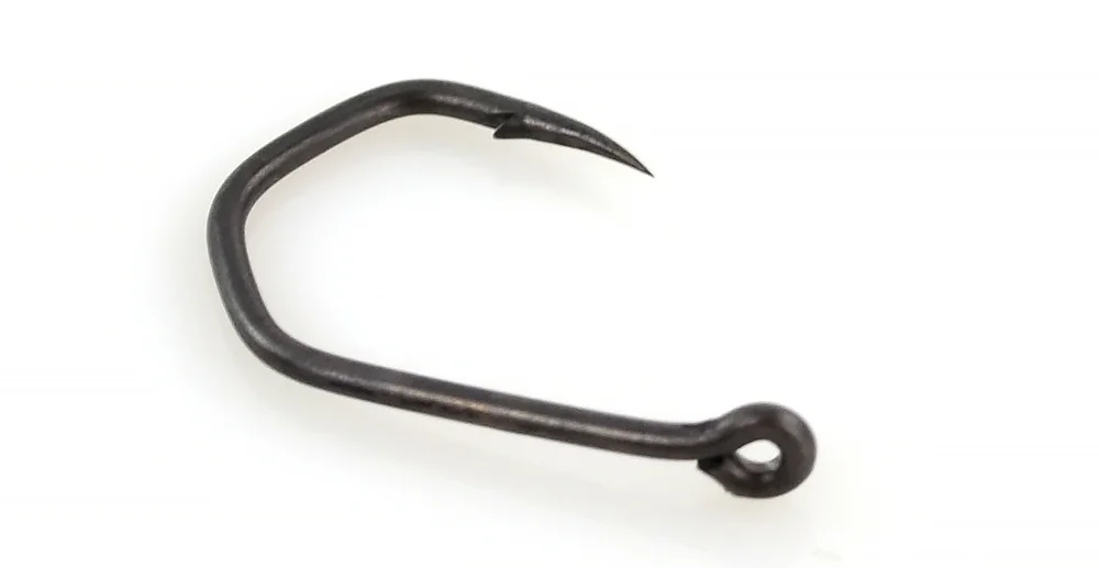 50pcs Carp Fishing Hooks Barbed Pinpoint Claw Hooks PTFE Coating High Carbon Stainless Steel Eyed Fish Hooks 8019