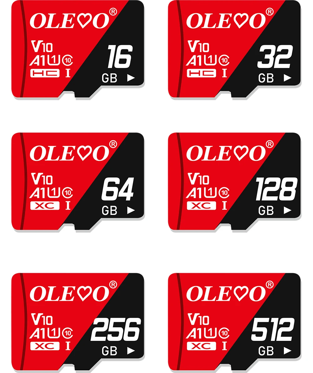 Factory Price Memory Card 64GB 128GB Mini SD Card High Quality Memory Disk 32GB 16GB 8GB 4GB High Speed Micro TF Card
