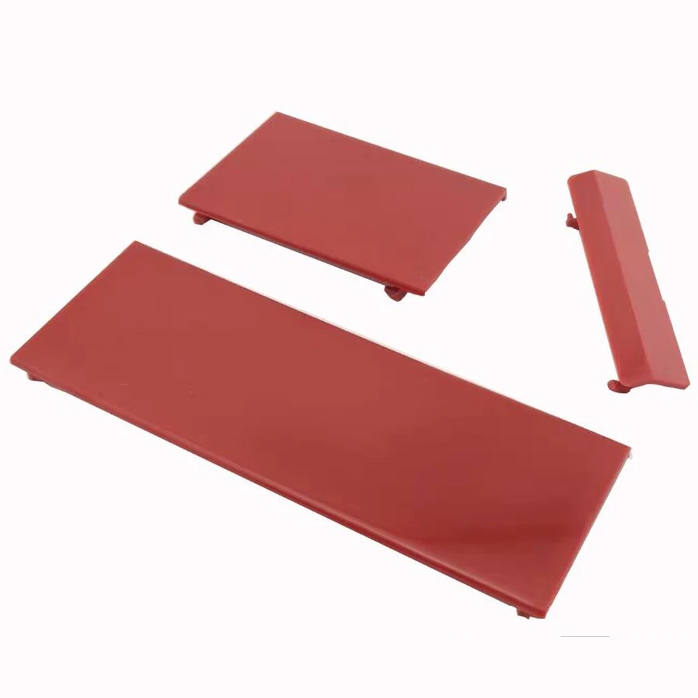 Replacement Memeory Card Door Back Door Cover 3 in 1 Door Covers shell for Wii Console