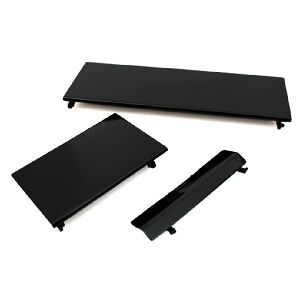 Replacement Memeory Card Door Back Door Cover 3 in 1 Door Covers shell for Wii Console
