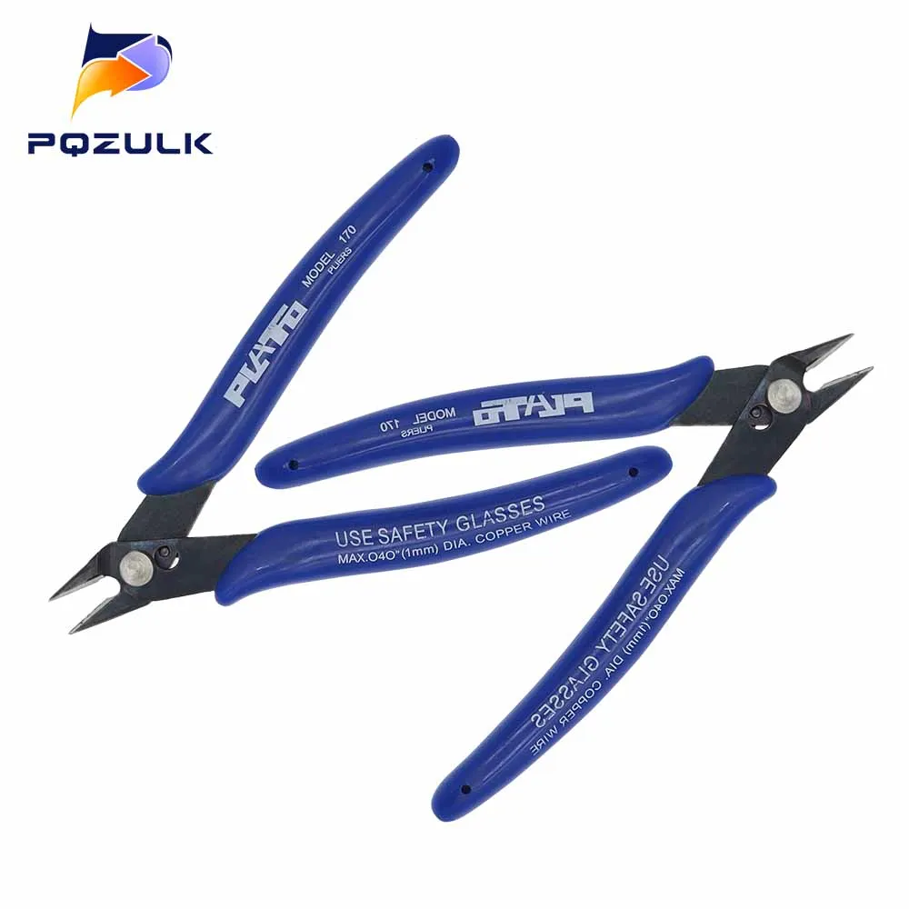 U.S. US American Plato. PLATO 170 Wishful Clamp DIY Electronic Diagonal Pliers Side Cutting Nippers Wire Connectors