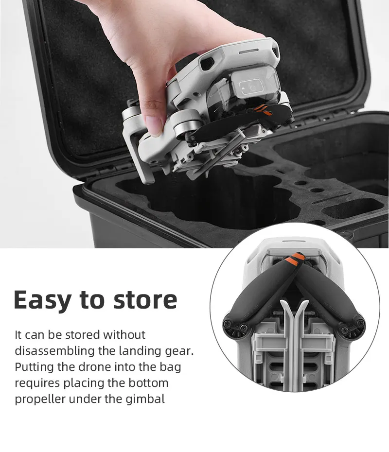 BRDRC Landing Gear Compatible with DJI Mini 4K/Mini 2/Mavic Mini/SE Quick-Release Legs Drone Accessories