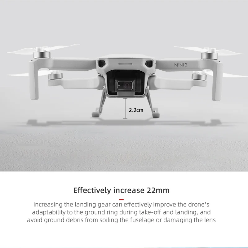 BRDRC Landing Gear Compatible with DJI Mini 4K/Mini 2/Mavic Mini/SE Quick-Release Legs Drone Accessories