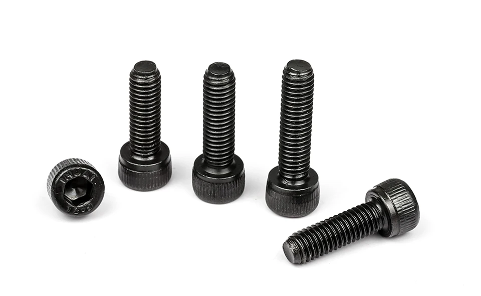 NINDEJIN Hexagon Hex Socket Cap Head Screw Bolts M1.6 M2 M2.5 M3 M4 M5 M6 M8 M10 12.9 Grade Carbon Steel Allen Screw DIN912