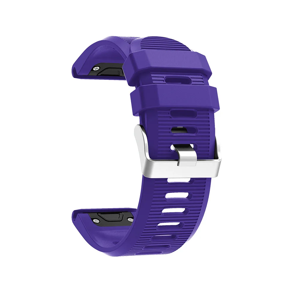 26 22 20mm Quick Release EasyFit Silicone Watchband WristStrap For Garmin Fenix 6 5X 5 5s Plus 3 3HR S60 D2 Mk1 Smart watchstrap