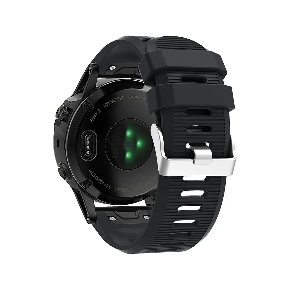 26 22 20mm Quick Release EasyFit Silicone Watchband WristStrap For Garmin Fenix 6 5X 5 5s Plus 3 3HR S60 D2 Mk1 Smart watchstrap