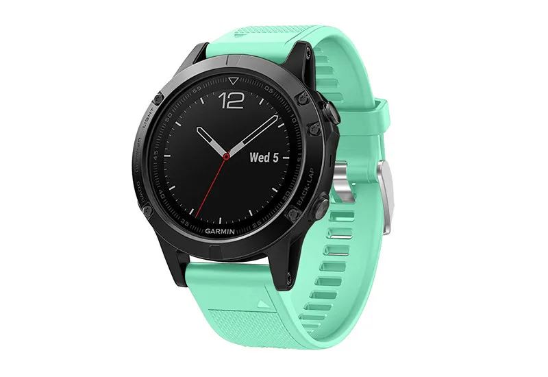 26 22 20mm Quick Release EasyFit Silicone Watchband WristStrap For Garmin Fenix 6 5X 5 5s Plus 3 3HR S60 D2 Mk1 Smart watchstrap