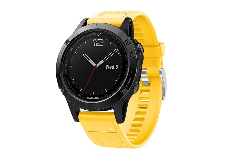 26 22 20mm Quick Release EasyFit Silicone Watchband WristStrap For Garmin Fenix 6 5X 5 5s Plus 3 3HR S60 D2 Mk1 Smart watchstrap