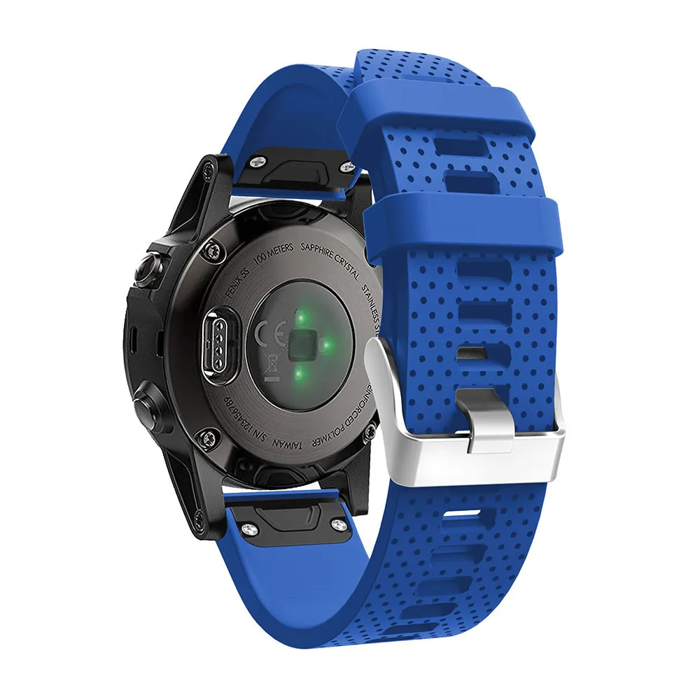 26 22 20mm Quick Release EasyFit Silicone Watchband WristStrap For Garmin Fenix 6 5X 5 5s Plus 3 3HR S60 D2 Mk1 Smart watchstrap