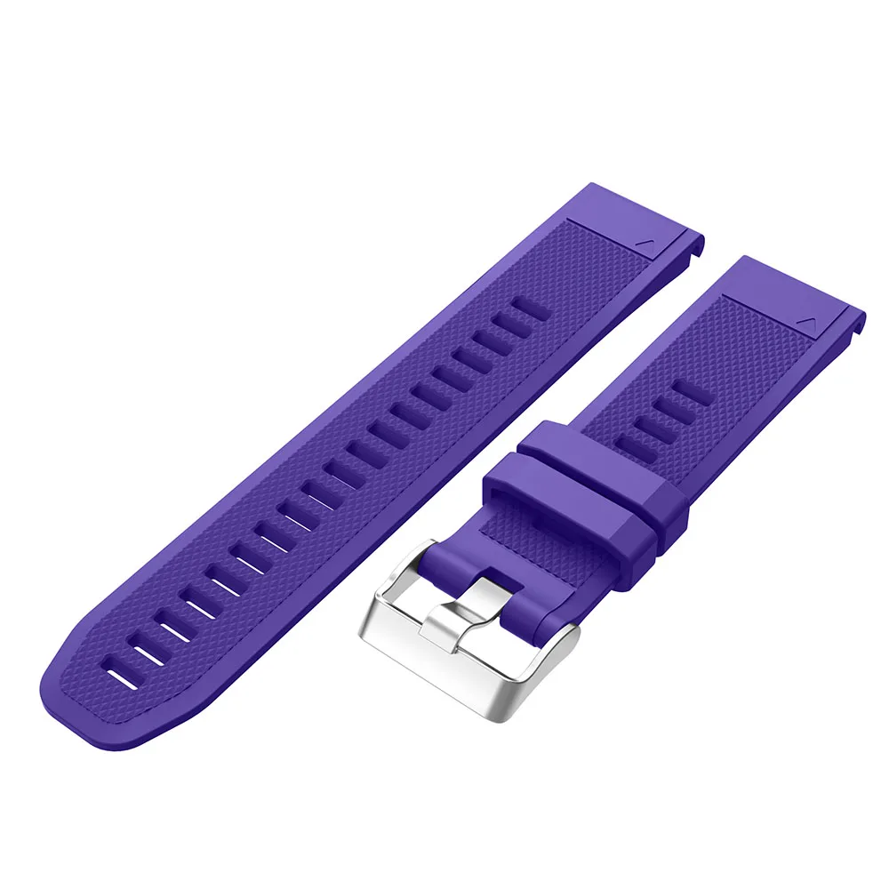 26 22 20mm Quick Release EasyFit Silicone Watchband WristStrap For Garmin Fenix 6 5X 5 5s Plus 3 3HR S60 D2 Mk1 Smart watchstrap
