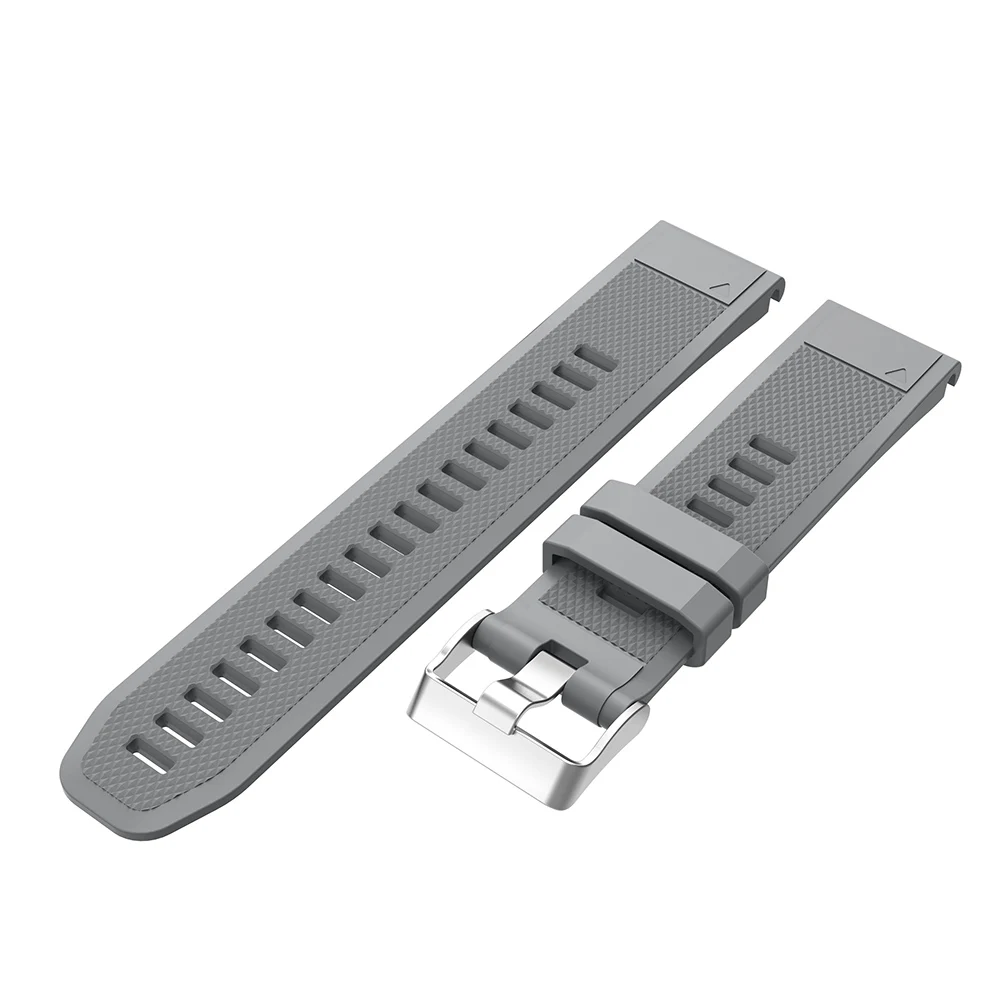 26 22 20mm Quick Release EasyFit Silicone Watchband WristStrap For Garmin Fenix 6 5X 5 5s Plus 3 3HR S60 D2 Mk1 Smart watchstrap