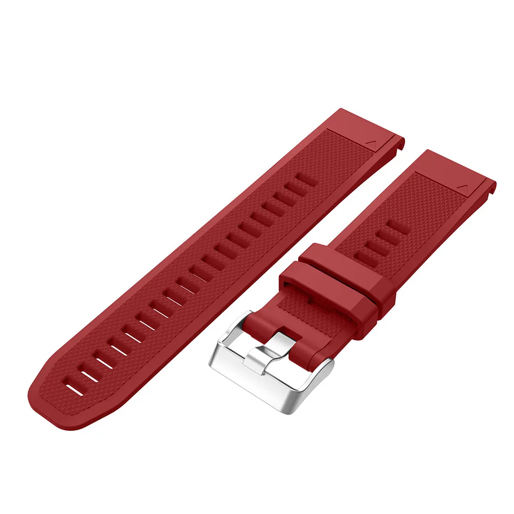 26 22 20mm Quick Release EasyFit Silicone Watchband WristStrap For Garmin Fenix 6 5X 5 5s Plus 3 3HR S60 D2 Mk1 Smart watchstrap