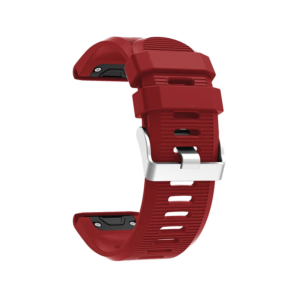 26 22 20mm Quick Release EasyFit Silicone Watchband WristStrap For Garmin Fenix 6 5X 5 5s Plus 3 3HR S60 D2 Mk1 Smart watchstrap