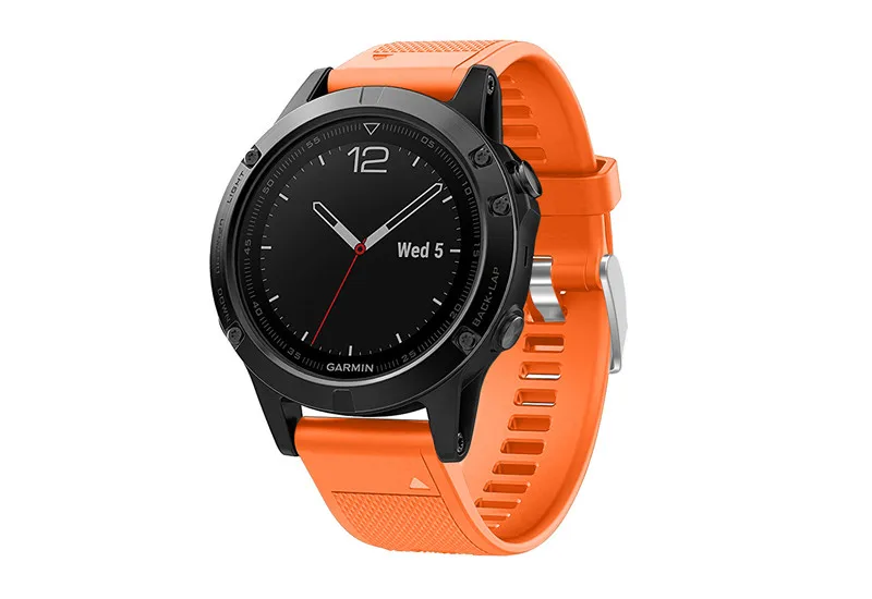 26 22 20mm Quick Release EasyFit Silicone Watchband WristStrap For Garmin Fenix 6 5X 5 5s Plus 3 3HR S60 D2 Mk1 Smart watchstrap