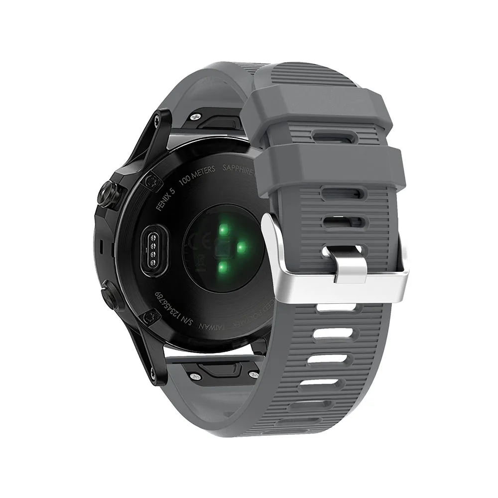26 22 20mm Quick Release EasyFit Silicone Watchband WristStrap For Garmin Fenix 6 5X 5 5s Plus 3 3HR S60 D2 Mk1 Smart watchstrap