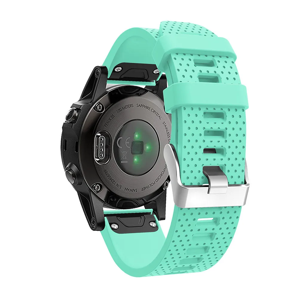 26 22 20mm Quick Release EasyFit Silicone Watchband WristStrap For Garmin Fenix 6 5X 5 5s Plus 3 3HR S60 D2 Mk1 Smart watchstrap