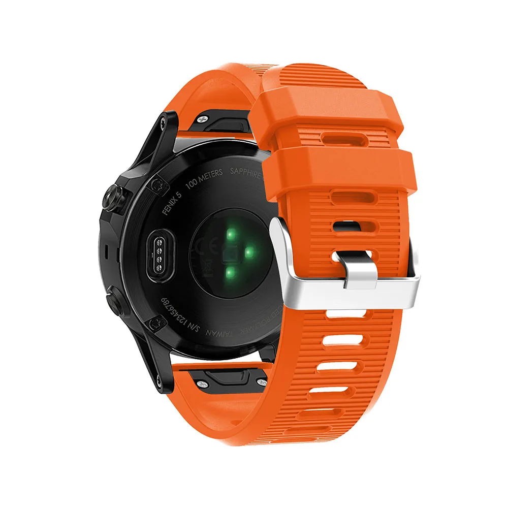 26 22 20mm Quick Release EasyFit Silicone Watchband WristStrap For Garmin Fenix 6 5X 5 5s Plus 3 3HR S60 D2 Mk1 Smart watchstrap