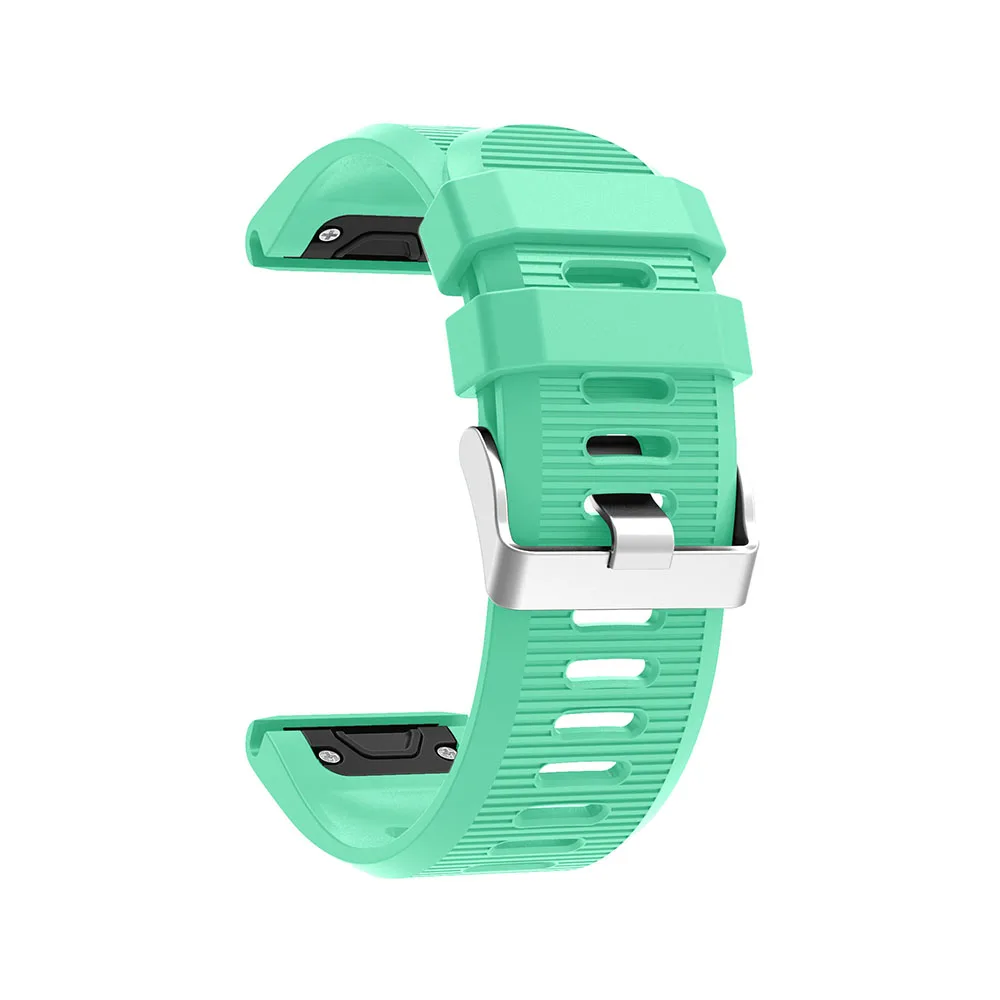 26 22 20mm Quick Release EasyFit Silicone Watchband WristStrap For Garmin Fenix 6 5X 5 5s Plus 3 3HR S60 D2 Mk1 Smart watchstrap