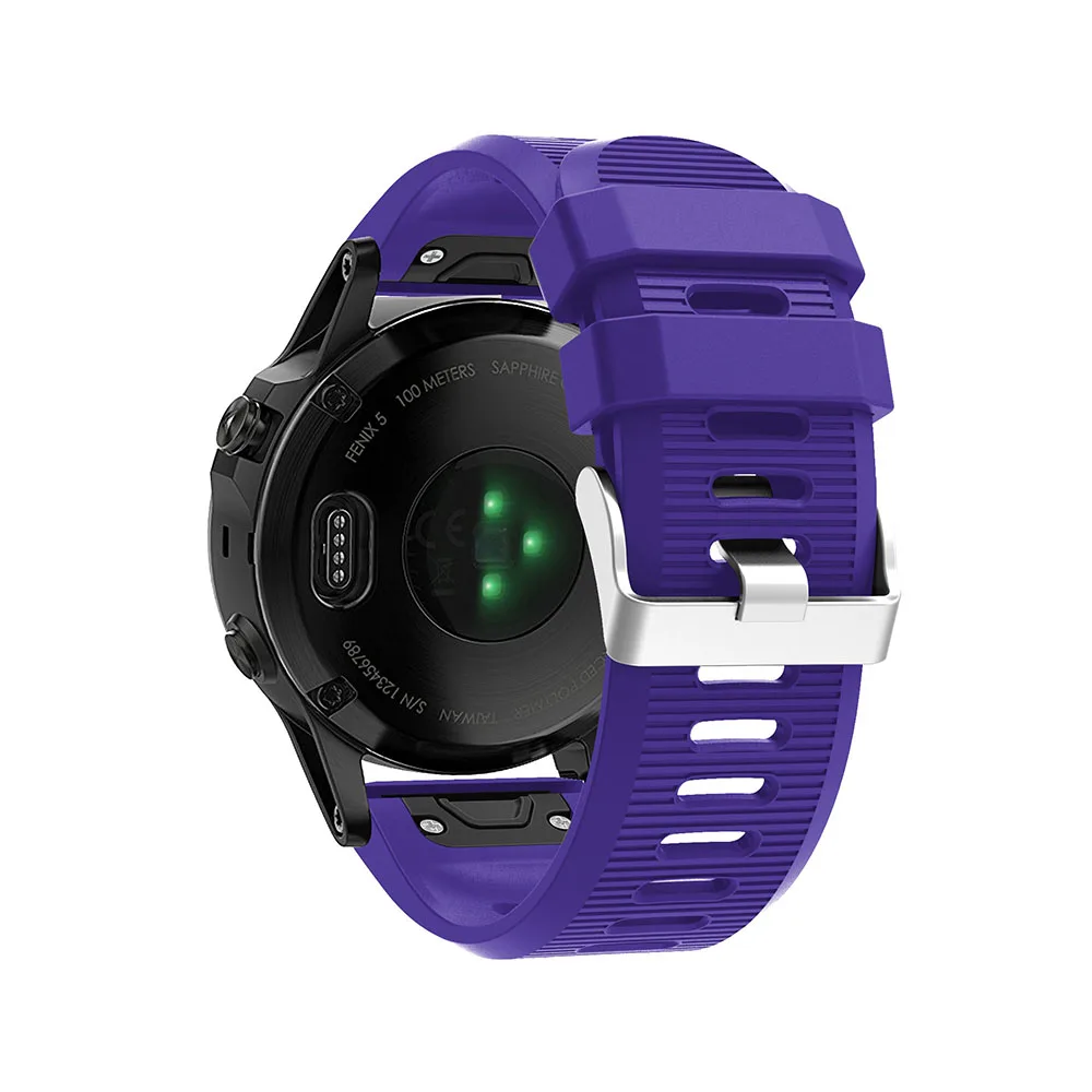 26 22 20mm Quick Release EasyFit Silicone Watchband WristStrap For Garmin Fenix 6 5X 5 5s Plus 3 3HR S60 D2 Mk1 Smart watchstrap