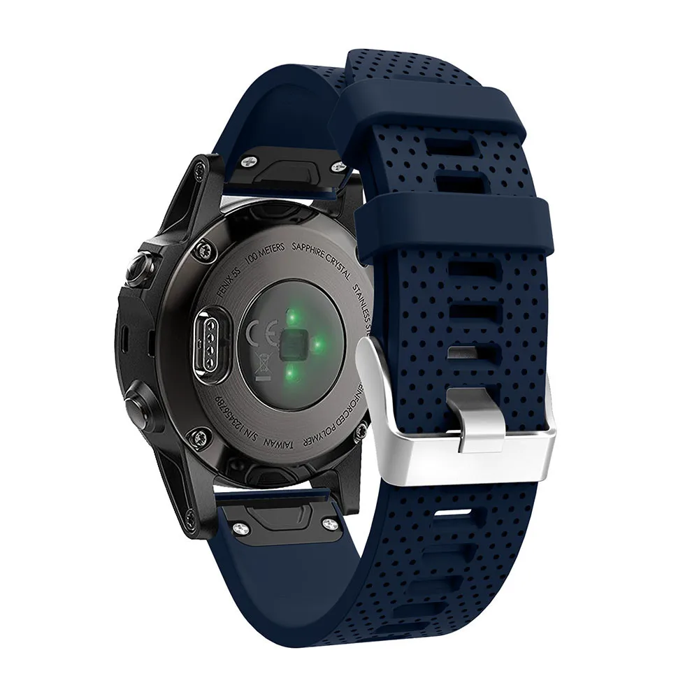 26 22 20mm Quick Release EasyFit Silicone Watchband WristStrap For Garmin Fenix 6 5X 5 5s Plus 3 3HR S60 D2 Mk1 Smart watchstrap