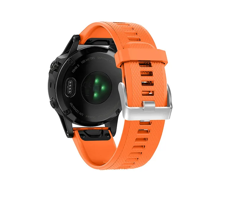 26 22 20mm Quick Release EasyFit Silicone Watchband WristStrap For Garmin Fenix 6 5X 5 5s Plus 3 3HR S60 D2 Mk1 Smart watchstrap